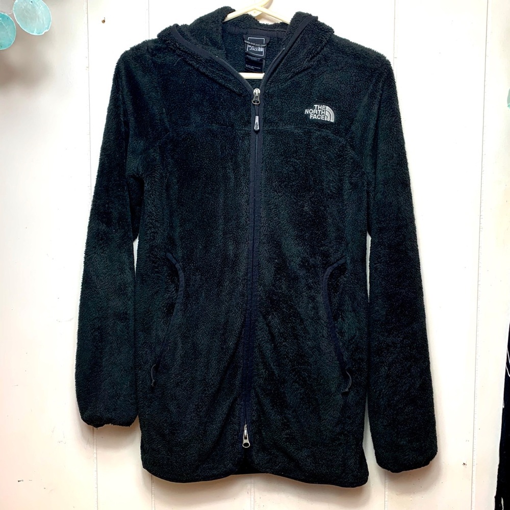 north face oso furry fleece hooded jacket